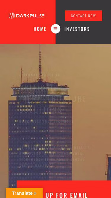 Screenshot of darkpulse.com