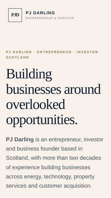 Screenshot of darling.business