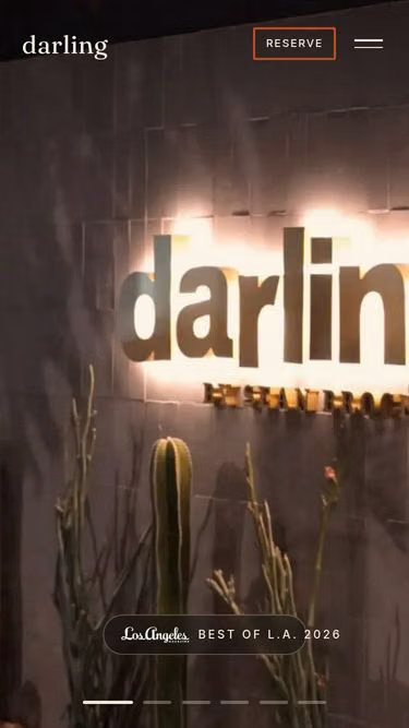 Screenshot of darling.la