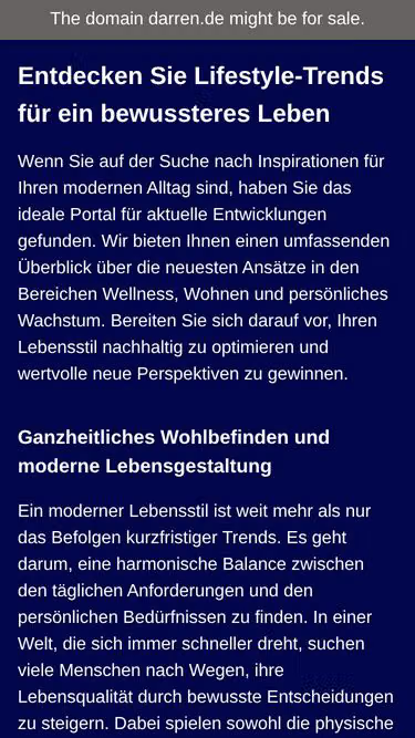 Screenshot of darren.de