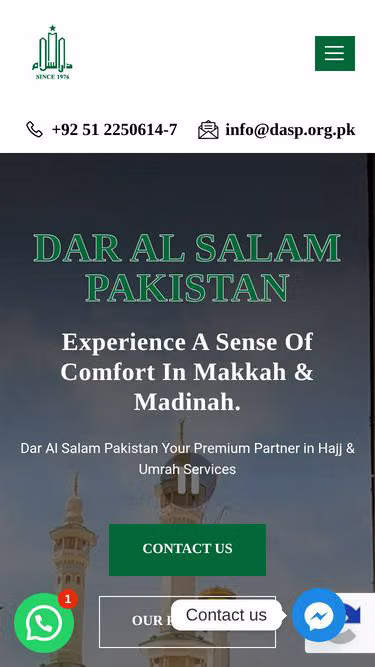 Screenshot of dasp.org.pk