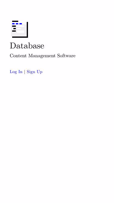Screenshot of database.la