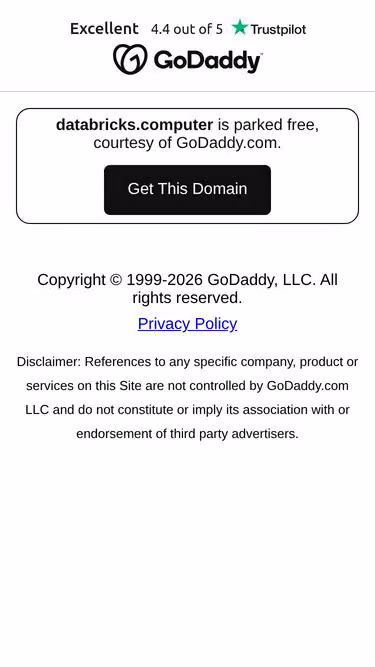 Screenshot of databricks.computer