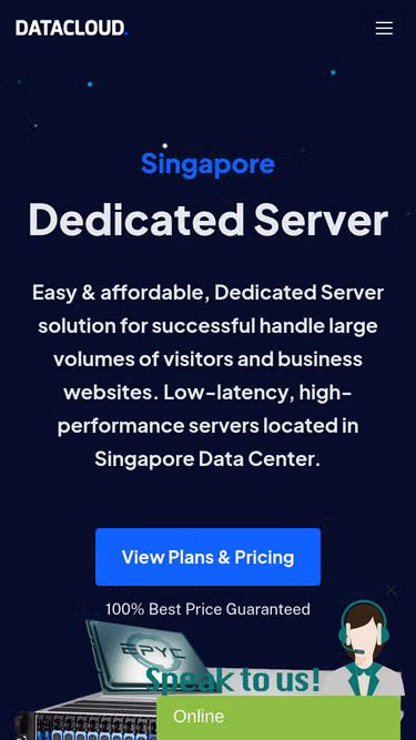 Screenshot of datacloud.sg