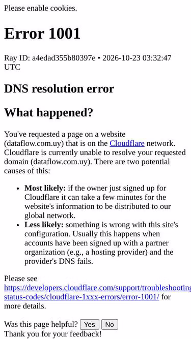 Screenshot of dataflow.com.uy