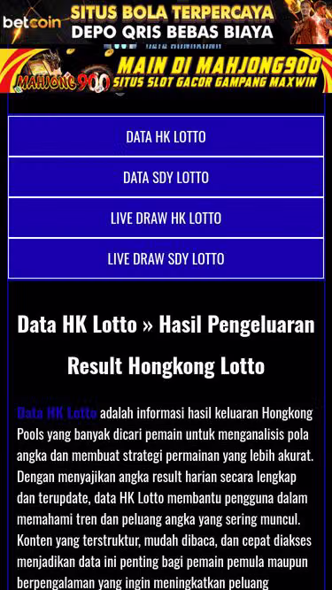 Screenshot of datahk4d.space