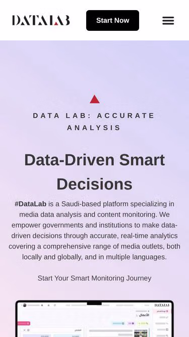 Screenshot of datalab.net