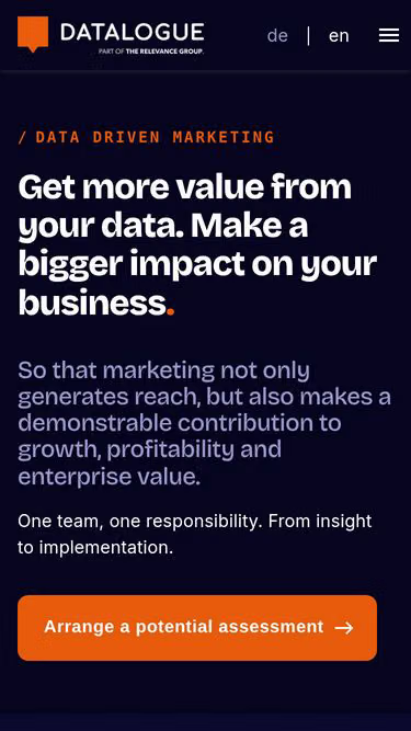 Screenshot of datalogue.nl