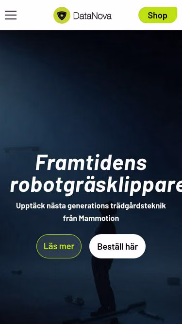 Screenshot of datanova.pl