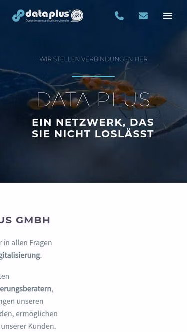 Screenshot of dataplus.gmbh