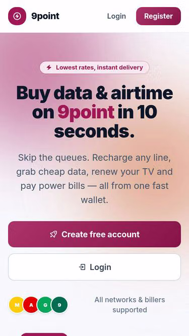 Screenshot of datapro.com.ng