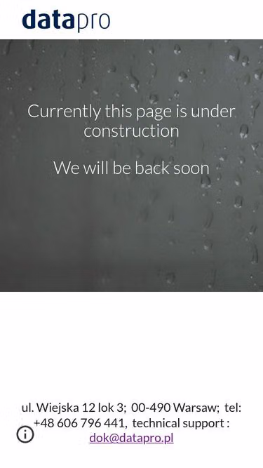 Screenshot of datapro.pl