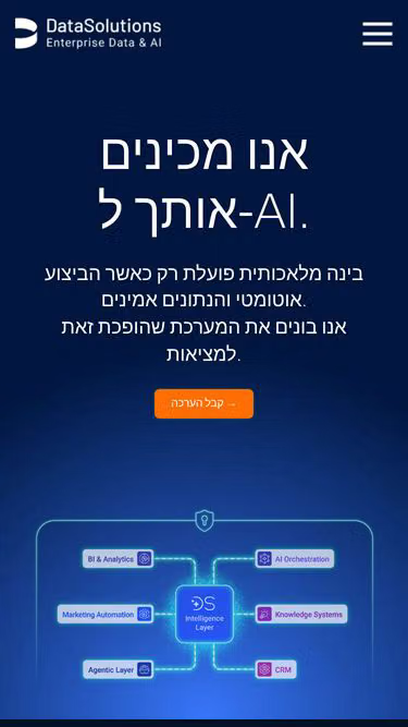 Screenshot of datasolutions.co.il