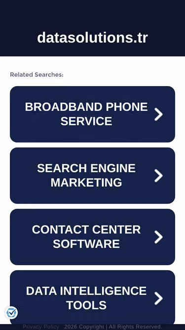 Screenshot of datasolutions.tr