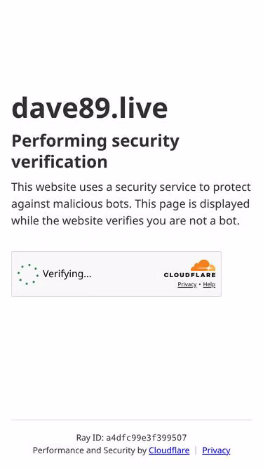 Screenshot of dave89.live