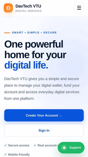 Screenshot of davtech.com.ng