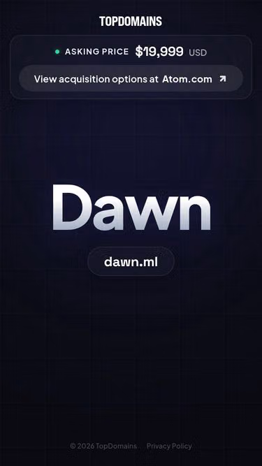 Screenshot of dawn.ml