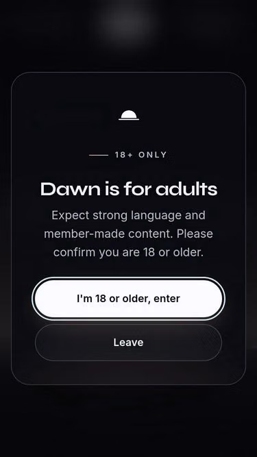 Screenshot of dawn.zone
