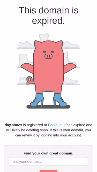 Screenshot of day.shoes