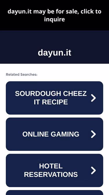 Screenshot of dayun.it
