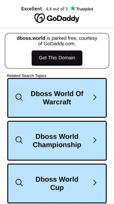 Screenshot of dboss.world