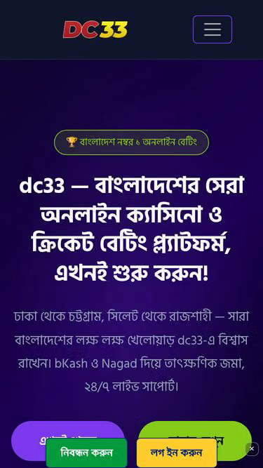 Screenshot of dc33.io