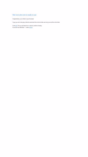 Screenshot of dcs.info