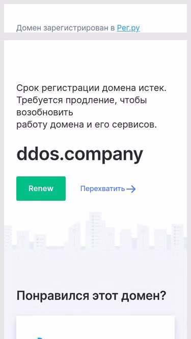 Screenshot of ddos.company