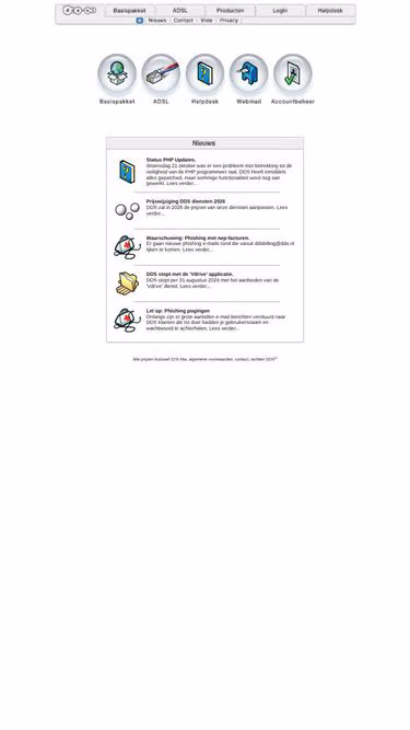 Screenshot of dds.nl