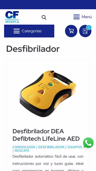 Screenshot of dea.cl