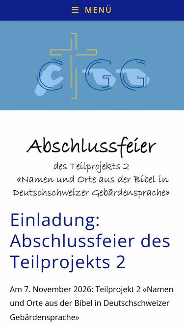 Screenshot of deaf.ch