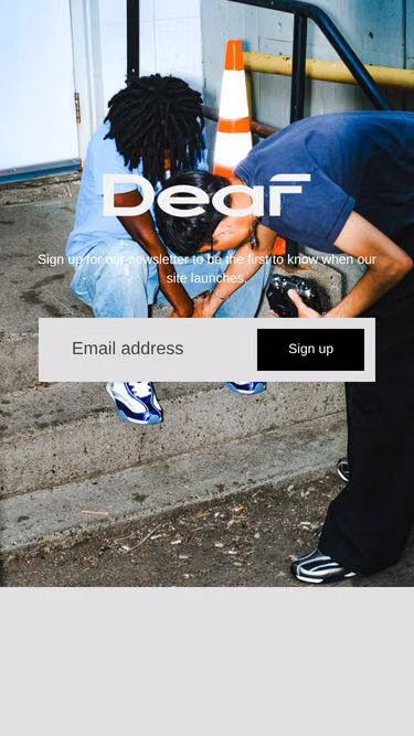 Screenshot of deaf.shoes