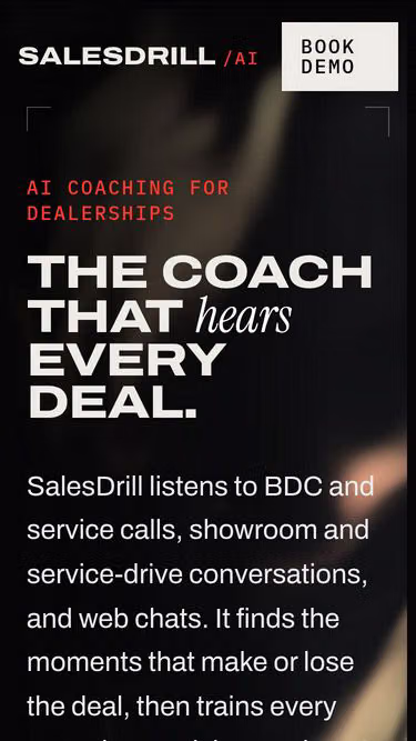 Screenshot of dealership.coach