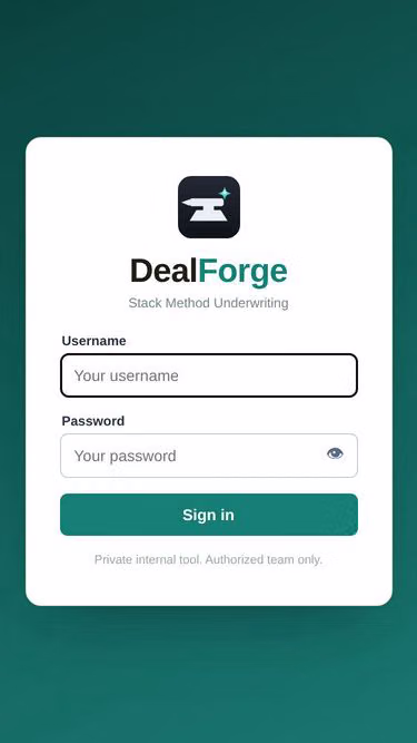 Screenshot of dealforge.net