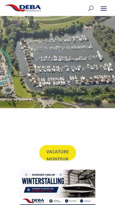 Screenshot of deba.nl