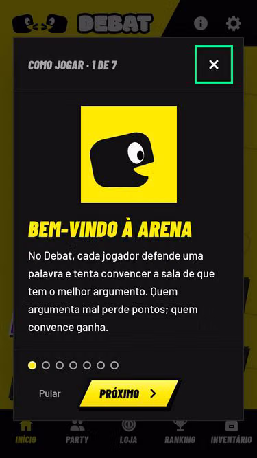 Screenshot of debat.com.br