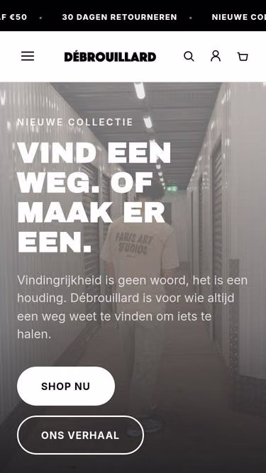 Screenshot of debrouillard.nl