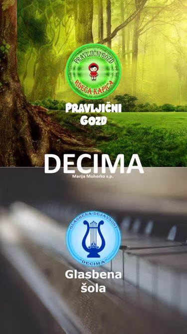 Screenshot of decima.si