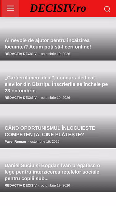 Screenshot of decisiv.ro