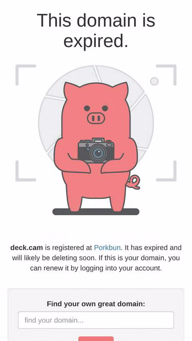 Screenshot of deck.cam
