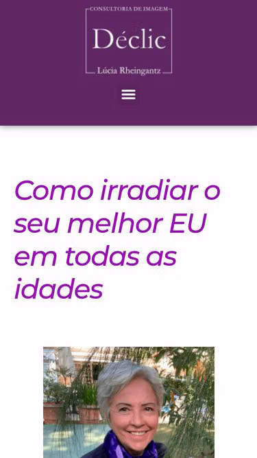 Screenshot of declic.art.br