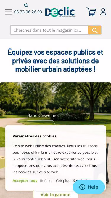 Screenshot of declic.fr