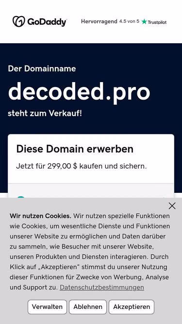 Screenshot of decoded.pro
