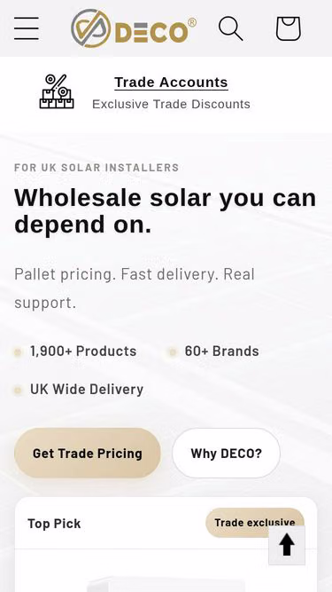 Screenshot of decogroup.online