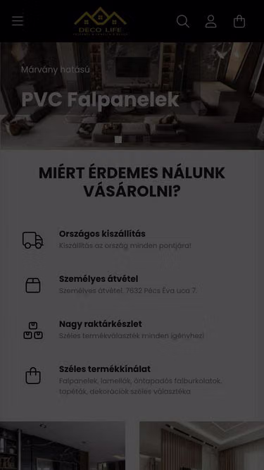 Screenshot of decolife.hu