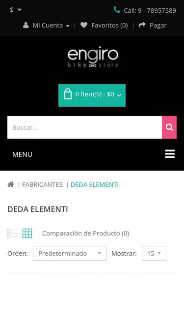 Screenshot of deda.cl