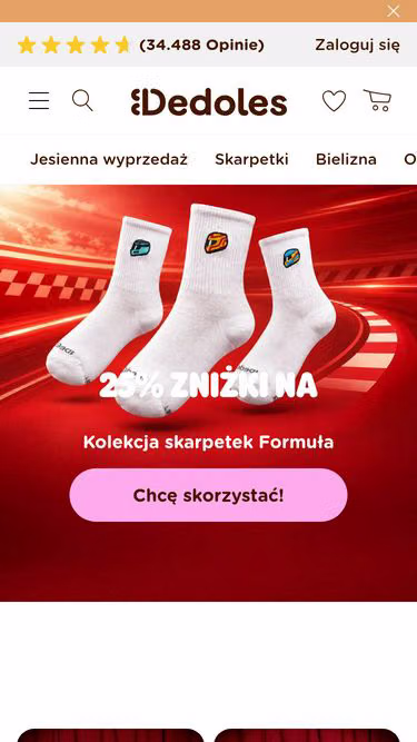 Screenshot of dedoles.pl