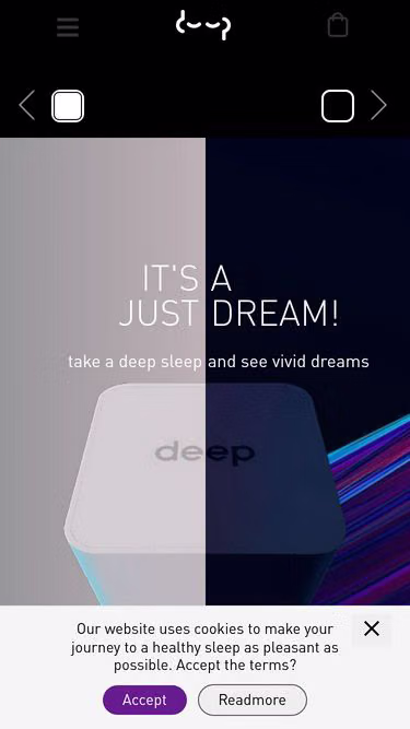Screenshot of deep.online