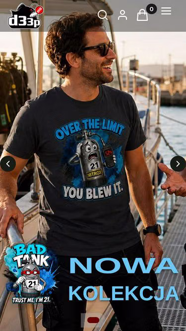 Screenshot of deep.shop