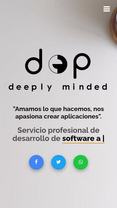 Screenshot of deeply.com.mx